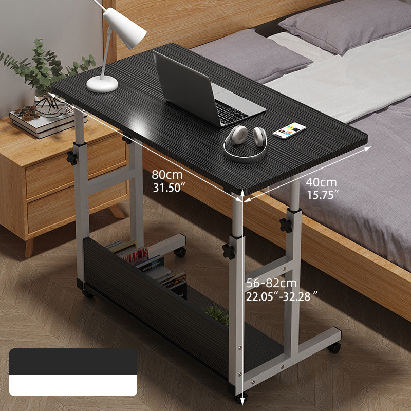 Natural Wood Color Multi-Layer Board - Stylish Table with White and Black Accents fxjc-508