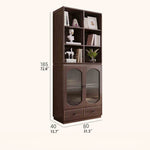 Sleek Multi-Layer Glass & Aluminum Cabinet for Modern Interiors hlxl-4414