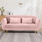 Vibrant Multi-Color Sofa Collection: Emerald Blue, Grass Green, Brick Red & Mint Wood with Techno Fabric qm-3