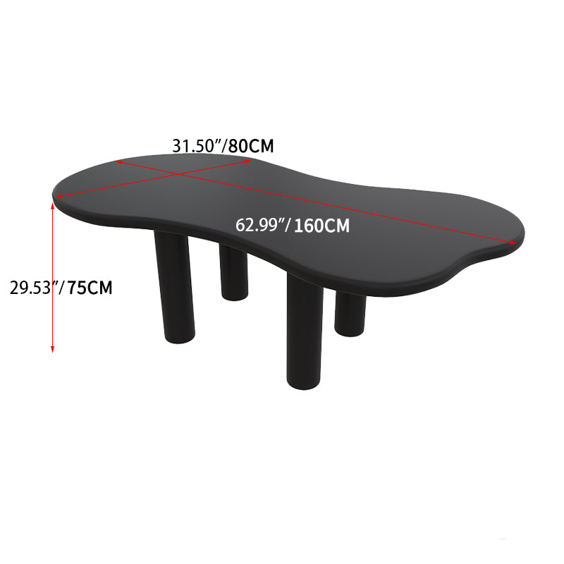 Sleek Contemporary White Oval Dining Table - Elegant Home Centerpiece hsj-2254