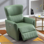 Contemporary Techno Fabric Sofa in Vibrant Orange, Blue, Mint Green, Gray, and Light Red with Metal and Particle Board Frame and Silicon Fill fykl-415