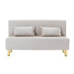 Stylish Multi-Color Sofa: Orange, Khaki, Dark Green, Blue & Light Brown with Premium Wood Finish & Techno Fabric Blend qm-15