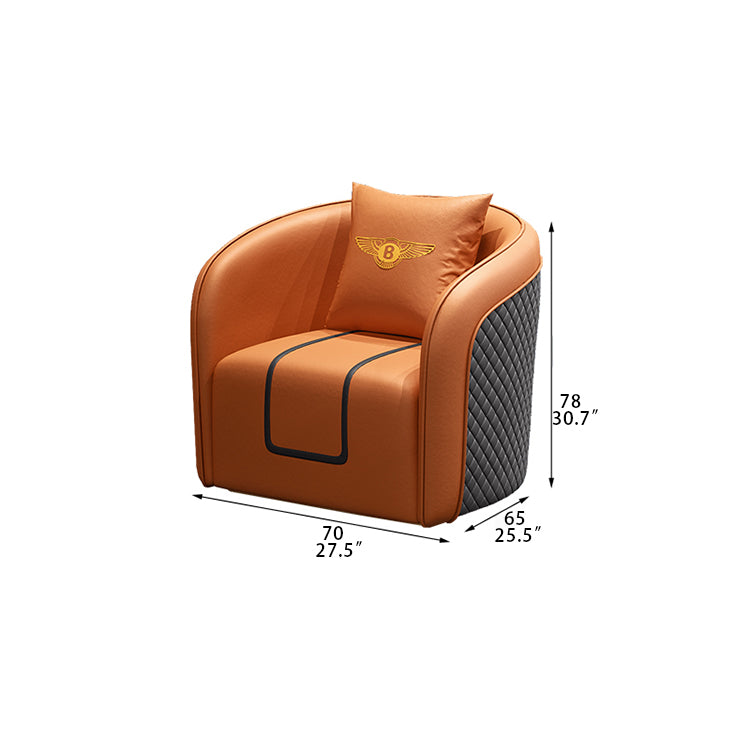 Modern Solid Wood Sofa with Luxurious Synthetic Leather Upholstery for Elegant Living Rooms hyq-4417