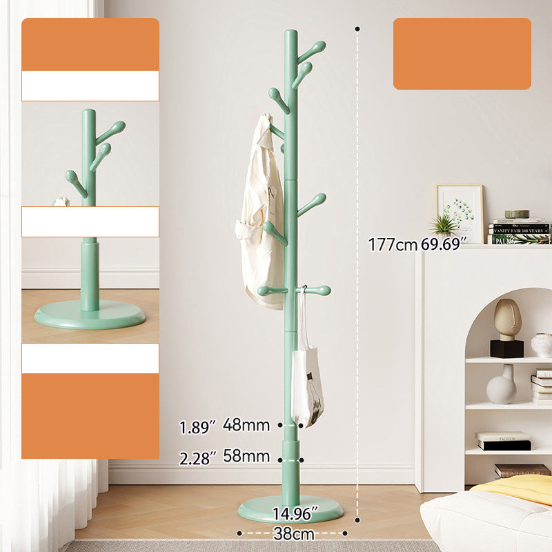 Stylish Multi-Color Wooden Coat Hangers - Brown, Green, Gray, Blue & Natural Beech fxjc-512