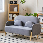 Stylish Cotton Corduroy Sofas: Khaki, Pink, Dark Green, Red & More – Premium Comfort in Techno Fabric jy-117