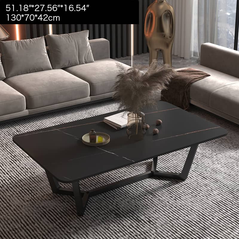 Stylish Sintered Stone Tea Table for Modern Living Rooms fel-1992