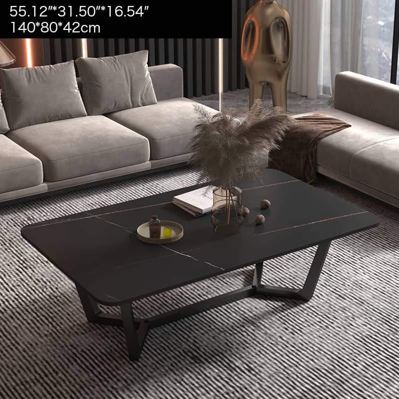 Stylish Sintered Stone Tea Table for Modern Living Rooms fel-1992
