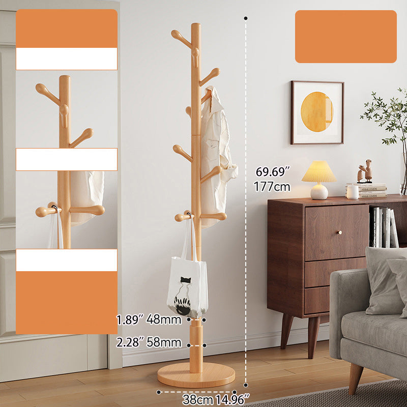 Stylish Multi-Color Wooden Coat Hangers - Brown, Green, Gray, Blue & Natural Beech fxjc-512