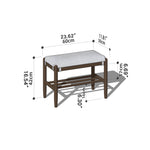 Handcrafted Green Stool in Natural Wood with Cotton Linen Upholstery - Multiple Color Options Available hykmq-744