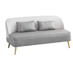 Modern Multi-Color Sofa: Gray, Yellow, Off-White, Dark Green, Orange - Premium Techno Fabric & Cotton, Wood Frame qm-13