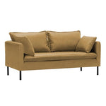 Stylish Mint Green & Dark Blue Sofa with Techno Fabric for Modern Living Rooms qm-5