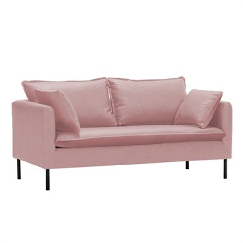 Stylish Mint Green & Dark Blue Sofa with Techno Fabric for Modern Living Rooms qm-5