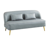 Modern Multi-Color Sofa: Gray, Yellow, Off-White, Dark Green, Orange - Premium Techno Fabric & Cotton, Wood Frame qm-13
