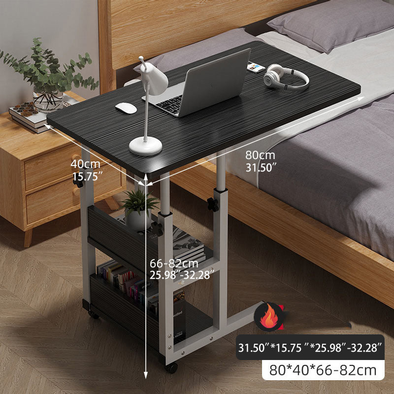 Natural Wood Color Multi-Layer Board - Stylish Table with White and Black Accents fxjc-508