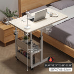 Natural Wood Color Multi-Layer Board - Stylish Table with White and Black Accents fxjc-508