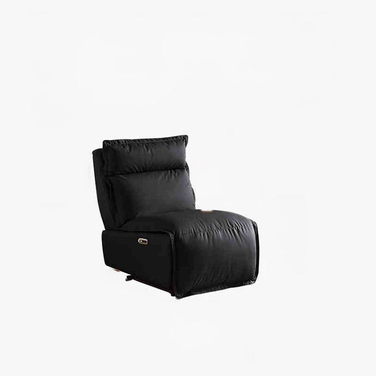 Modern Sofa - Brown, Light Gray, Dark Beige & Black Pine Wood Faux Leather Upholstery hksc-983