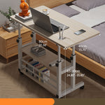 Natural Wood Color Multi-Layer Board - Stylish Table with White and Black Accents fxjc-508