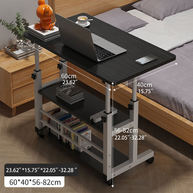 Natural Wood Color Multi-Layer Board - Stylish Table with White and Black Accents fxjc-508