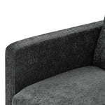 Loveseats Sofa Bed with Pull-out Bed,Adjsutable Back and Two Arm Pocket,Black (54.5"x33"x31.5") W48766865-djyc