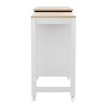K&K 74.5 inch Kitchen Island with Extendable Dining Table , Rolling Kitchen Island on Wheels with Spice Rack and 2 Drawers,Kitchen Storage Cart with 4 Door Cabinet, for Kitchen, Dining Room, White N707S000009W-djyc