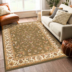 Classic GC_VIN5008 Green 7 ft. 10 in. x 10 ft. 3 in. Area Rug-B186P452266