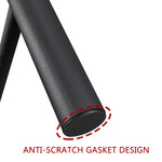 Queen Size Metal Canopy Bed Frame with Headboard and Footboard Black W84034157-djyc