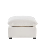 26*26' Ottoman Module for Modular Sectional Sofa,Wide Seat,Chenille,2 Colors WF321079AAA-djyc