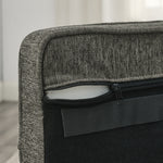 Elegant Rectangle Pet Bed for Medium and Large Dogs, Durable Elevated Dog Sofa Bed, Comfortable Dog Couch, Modern and Stylish Dog Sofa for Large Dogs,Dark grey W487P189544-djyc