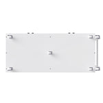 K&K 74.5 inch Kitchen Island with Extendable Dining Table , Rolling Kitchen Island on Wheels with Spice Rack and 2 Drawers,Kitchen Storage Cart with 4 Door Cabinet, for Kitchen, Dining Room, White N707S000009W-djyc