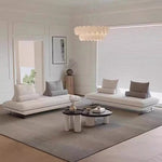 Armless Movable Cotton-Linen Fabric Sofa with Backrest, Window Seat Couch aj-0209-53
