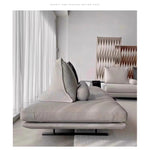 Armless Movable Cotton-Linen Fabric Sofa with Backrest, Window Seat Couch aj-0209-53