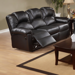 Modern 2pc Living Room Set 1x Sofa 1x Loveseat Pillow Armrest Cushion Backrest Black Finish Primary Living Room Furniture-B011S02383 - 正方形修复