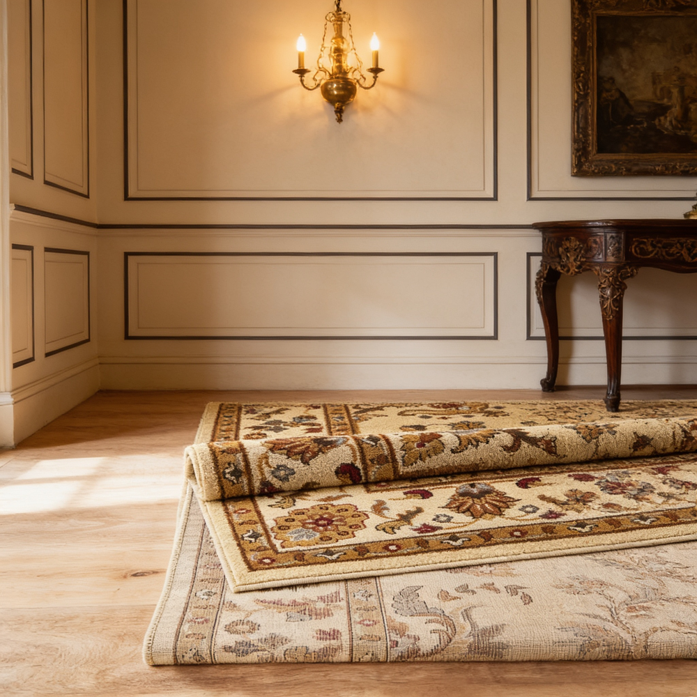 Classic GC_VIN5005 Cream 5 ft. 3 in. x 7 ft. 3 in. Area Rug-B186P452250 - 细节图