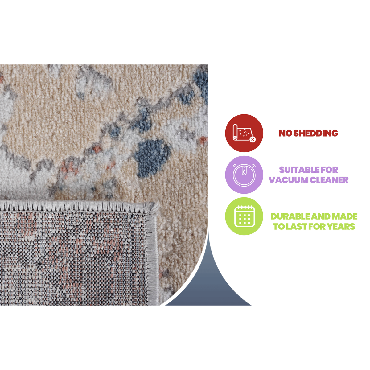 MARFI Collection 8X10 Multi / Contemporary Area Rug-B189P183436 - 商品介绍图