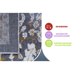 PAYAS Collection 2X8 Blue / Traditional Runner Rug-B189P183438 - 商品介绍图