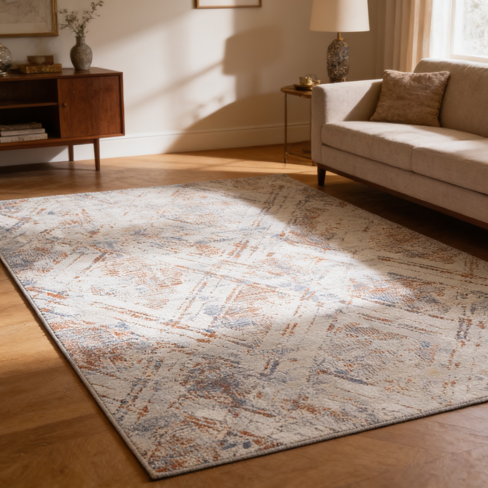 PAYAS Collection 8X10 Beige / Geometric Area Rug-B189P183450 - 场景图