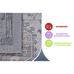 MARFI Collection 8X10 Ivory / Beige / Oriental Area Rug-B189P183498 - 商品介绍图