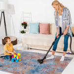 MAVAL Multi Washable Rug 2'6'' x 10' Runner Rug (Multi, 2'6'' x 10')-B189P188964 - 正方形修复