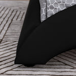 Queen Bed Frame Modern Faux Leather Upholstered Platform Bed Frame with and Headboard Wave Like Curve Low Profile Bed Frame,Wood Slats Support,Easy Assembly,Black W487P169712-djyc