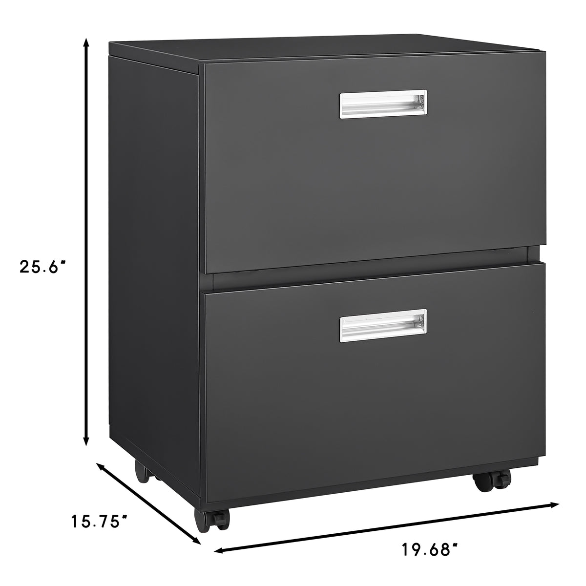 Office furniture Copier Cabinet black 2 door steel copier stand mobile pedestal file Printer Stand W1247P160443-djyc