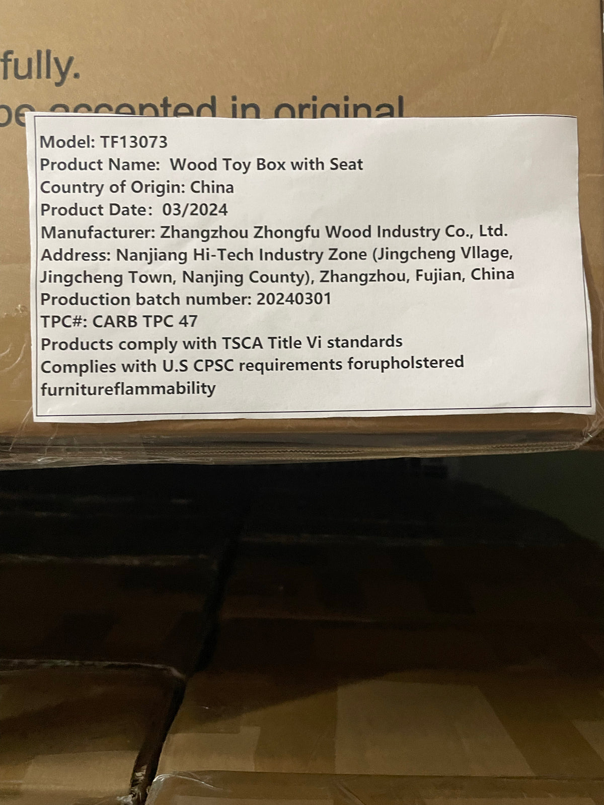 Kids Toy Box Chest, White Rubber Wood Toy Box for Boys Girls, Large Storage Cabinet with Cushion Seat Bench/Flip-Top Lid/Safety Hinge, Toy Storage Organizer Trunk for Nursery, Playroom W808P166755-djyc