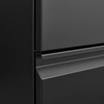 2 Drawer File Cabinet with Lock, Metal Under Desk Rolling Filing Cabinet fits Letter/Legal/A4 Size for Home Office, Mobile Filing Cabinet, Assemble Required, Black W1247125571-djyc