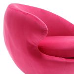 360 Degree Swivel Cuddle Barrel AccentChairs, Round Armchairs with Wide Upholstered, FluffyFabric Chair for Living Room, Bedroom, Office, Waiting Rooms W1539P147084-djyc