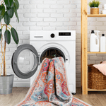 MAVAL Cream Washable Rug 5x8 Area Rug (Cream, 5' x 8')-B189P189012