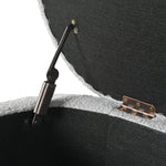 Oval Storage Bench for Living Room Bedroom End of Bed, Upholstered Storage Ottoman Entryway Bench With Metal Legs,Grey N769P195486G-djyc