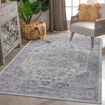 MARFI Collection 5X7 Silver / Oriental Area Rug-B189P183424