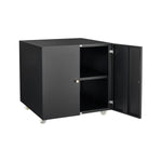 Office furniture Copier Cabinet black 2 door steel copier stand mobile pedestal file Printer Stand W1247131617-djyc