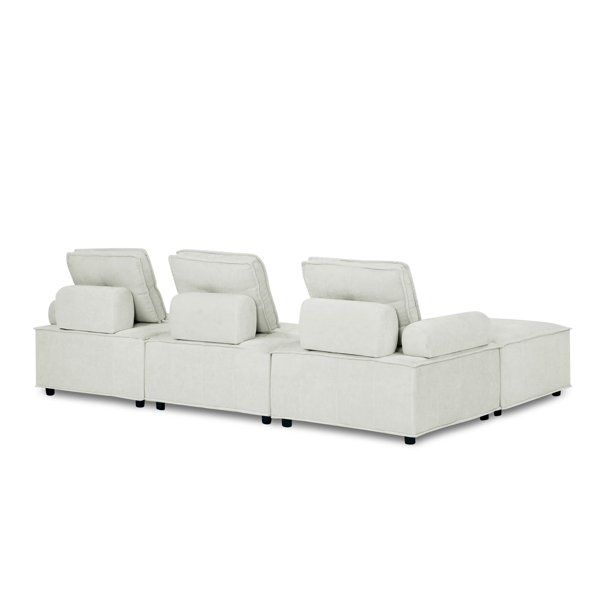 L-Shape Modular Sectional Sofa, DIY Combination, Chenille W487S00185-djyc