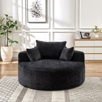55''L Chenille Sponge single sofa,No Assembly Required,Fluffy Modern Sleeper Chair for Living room, Bedroom, Lounge and Projection Room(Not a swivel chair.) W834P221028-djyc