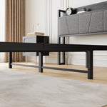 Queen Size Bed Frame, Storage Headboard with Charging Station, Solid and Stable, Noise Free, No Box Spring Needed, Easy Assembly W840P195212-djyc